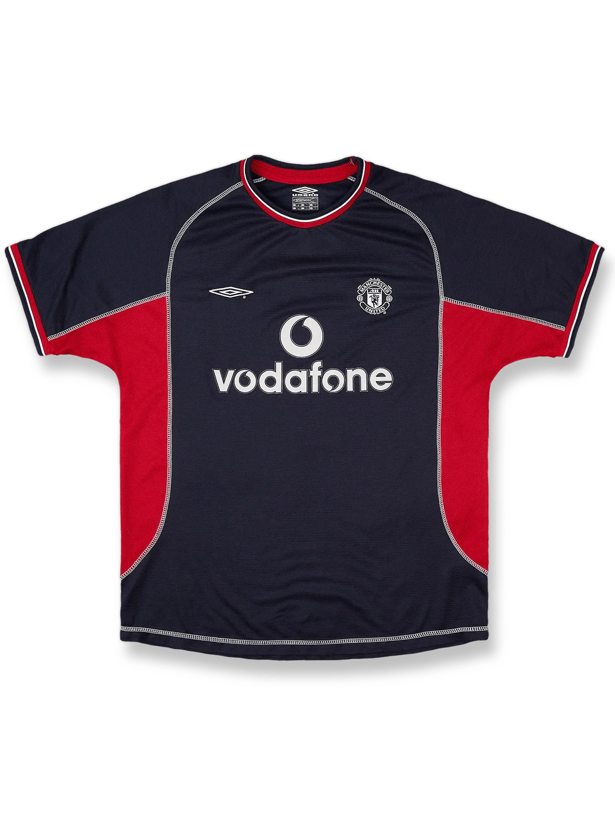 2000-01シーズン マンチェスター・ユナイテッド ベッカム サードレトロユニフォーム正面図