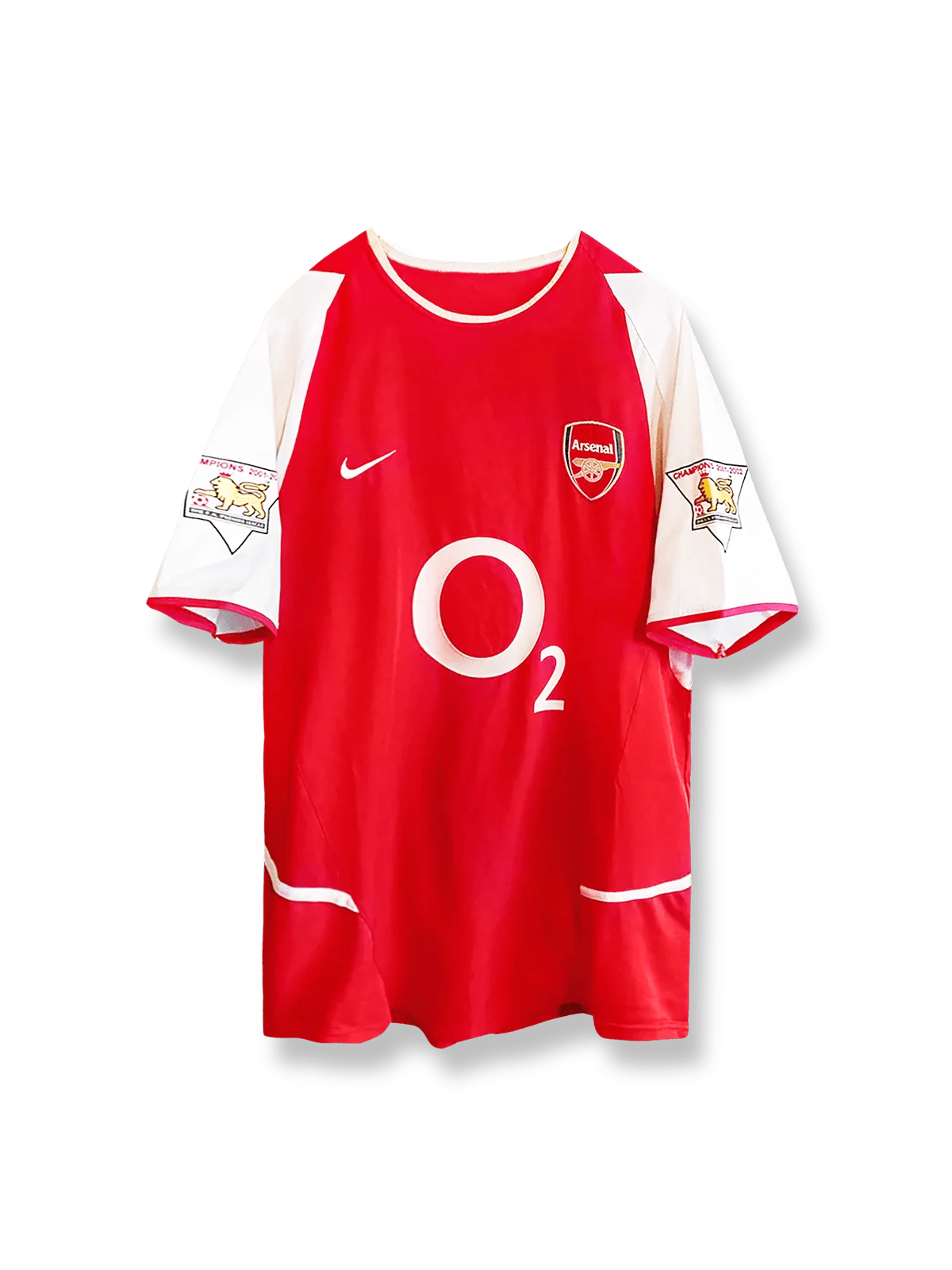 02/03シーズン アーセナル サイン入りホームジャージ正面図