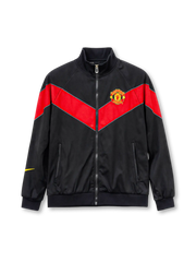 0607 マンチェスター・ユナイテッド 防雨ウインドブレーカー 前面(V字切替・刺繍エンブレム)