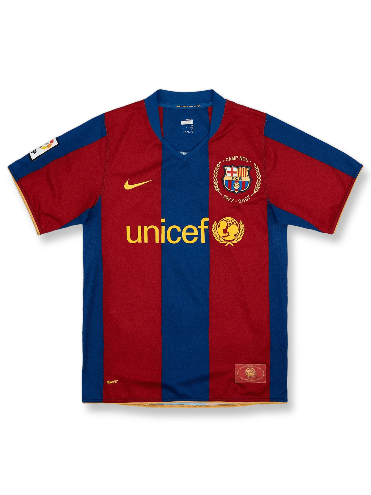 詳細画像: バルセロナのエンブレム刺繍の詳細図