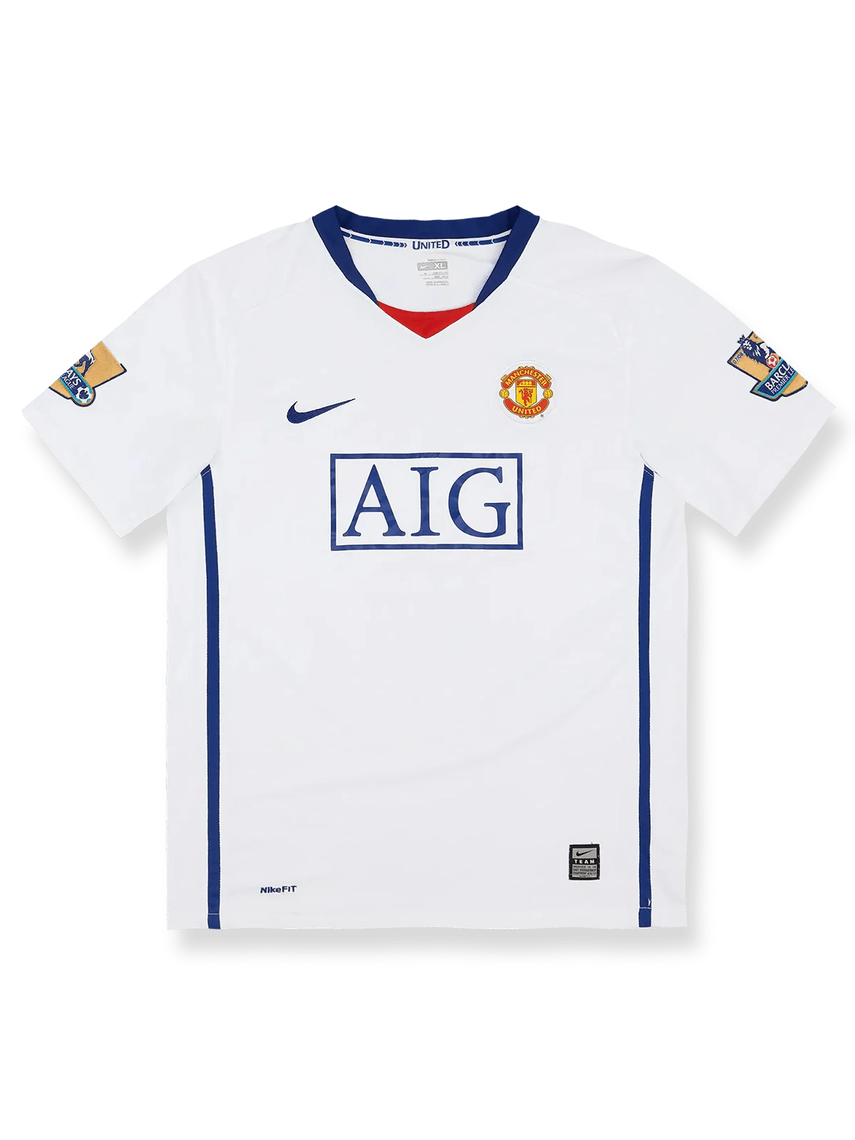 2008-10年 マンチェスター・ユナイテッド C・ロナウド アウェイレトロユニフォーム正面図