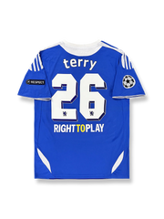 2011-12シーズンUEFAチャンピオンズリーグ決勝チェルシーホームユニフォーム ジョン・テリー 背番号26 ブルー 白アクセント クラブエンブレム刺繍