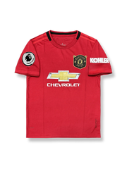 2019-2020シーズン マンチェスター・ユナイテッド 7番ベッカムレトロユニフォームの正面画像