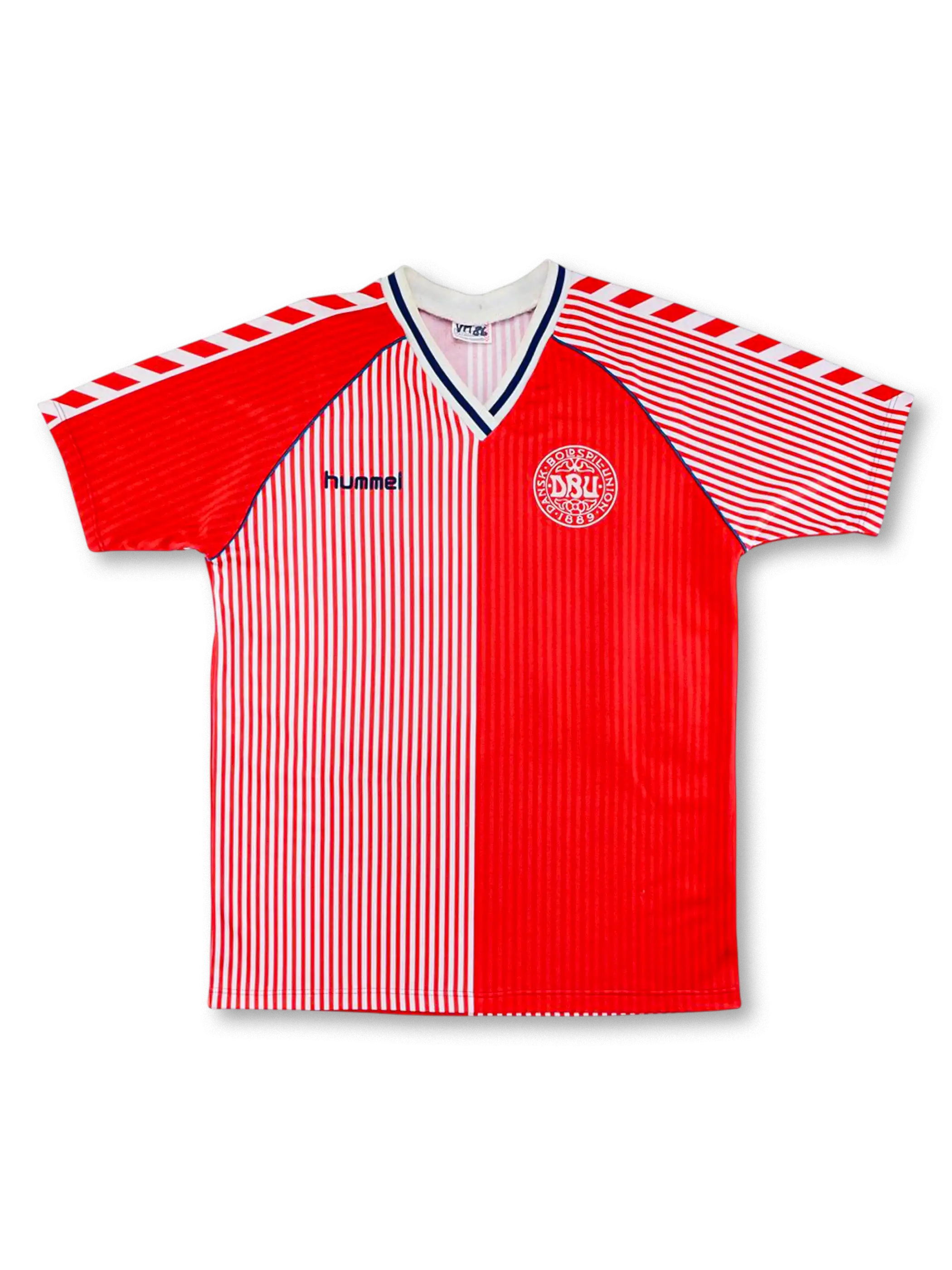 デンマーク代表ユニホーム　Mサイズ　1900年代 1986-88年 デンマーク代表 ホームユニフォーム-KICKO – KICKO JAPAN