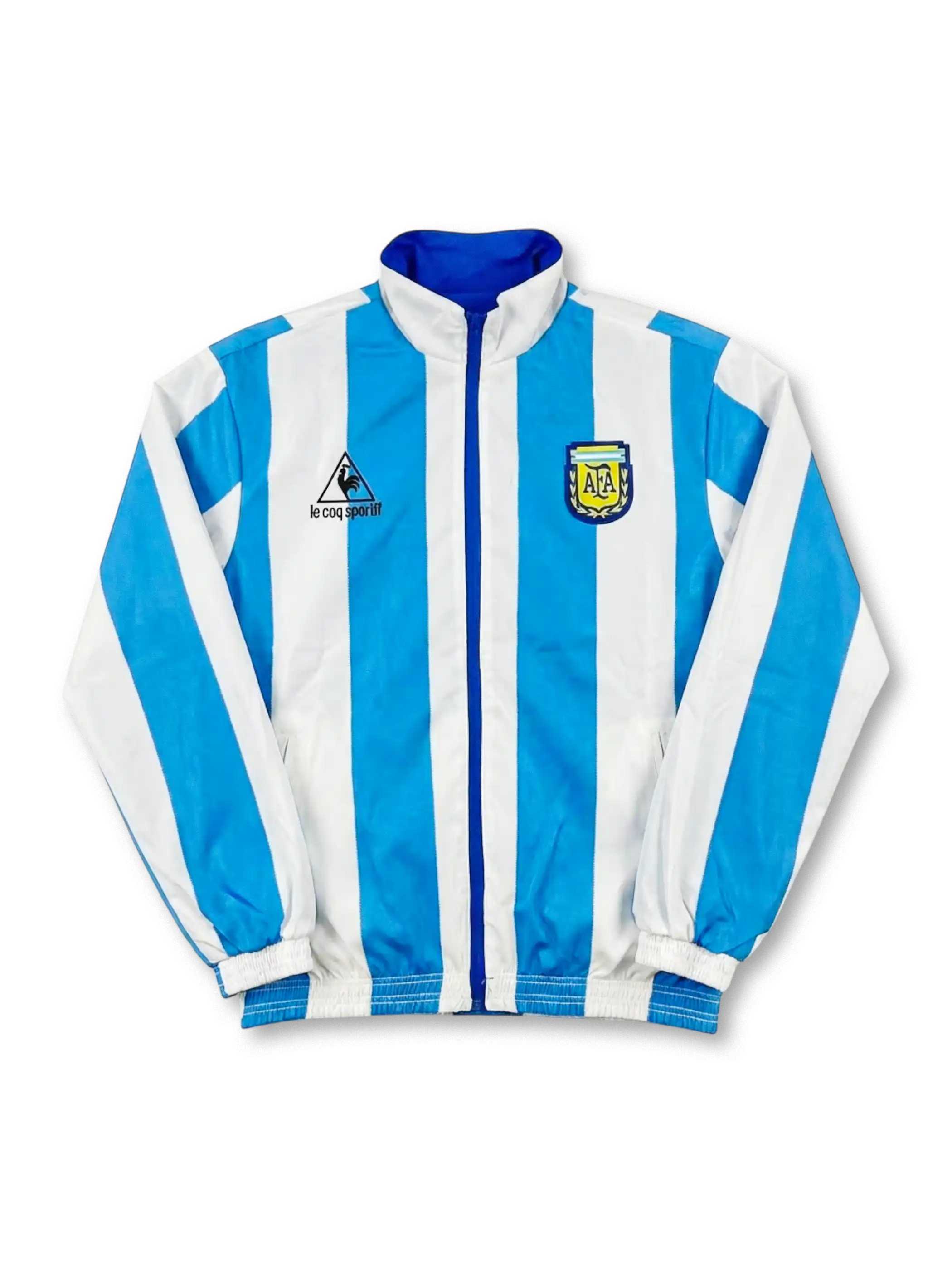アルゼンチン代表 1986 復刻 リバーシブルジャケット ストライプ面 正面