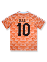 1988年欧州選手権 オランダ代表 ホームレトロユニフォーム フリット 10番 クラシックオランダオレンジストライプデザイン