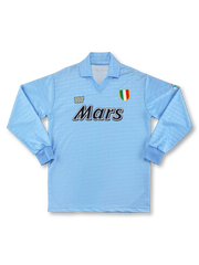 1990-91年 ナポリ ホームユニフォーム Marsスポンサー 前面