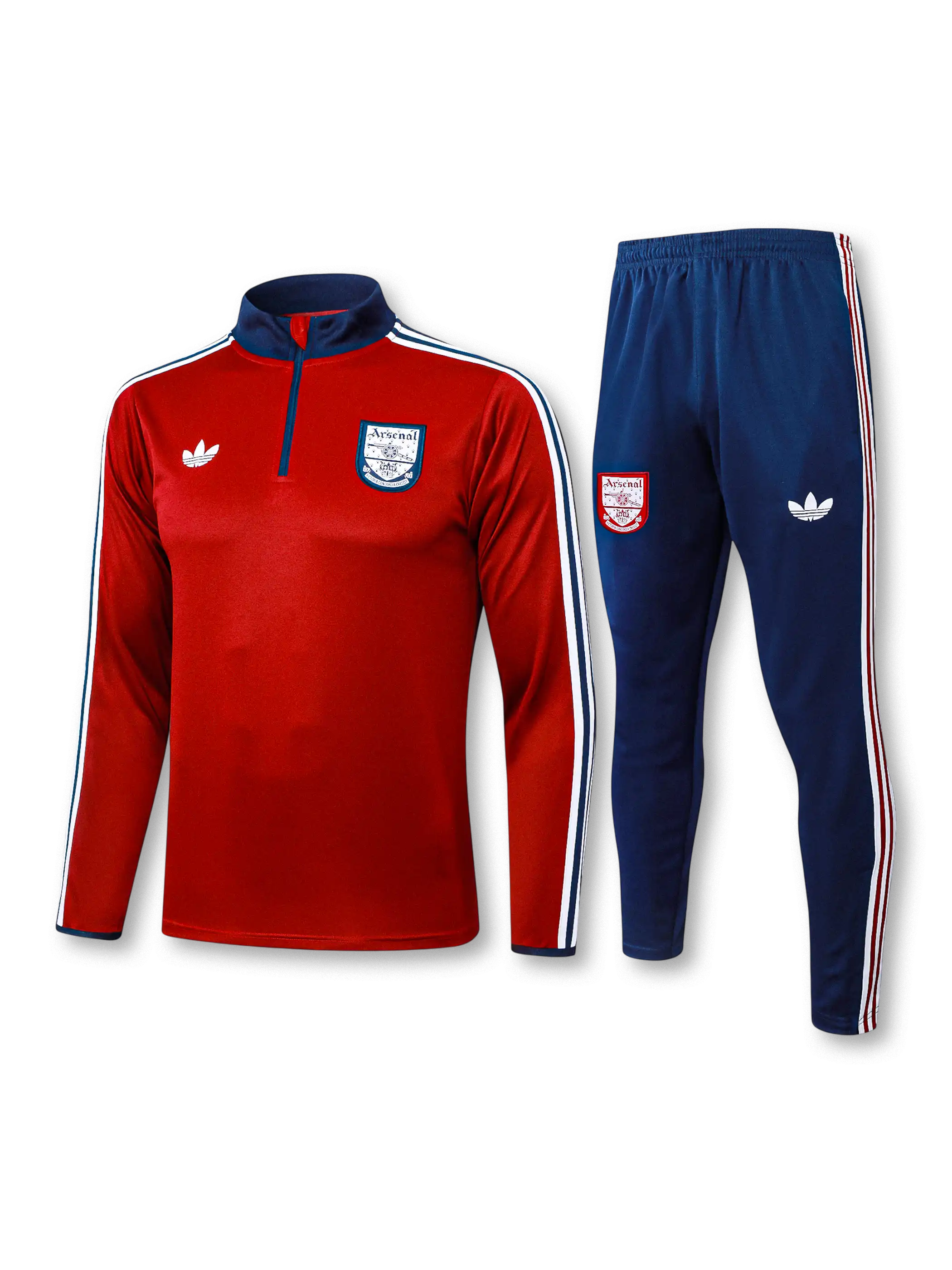 アーセナル レトロ ハーフジップ トレーニングトップ 正面