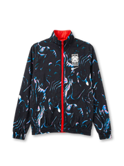 韓国代表 レッド×ブラック リバーシブル ウィンドブレーカー