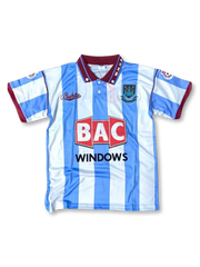 1991-92年 ウェストハム・ユナイテッド アウェイユニフォーム, vintage football jersey retro West Ham kit classic soccer shirt