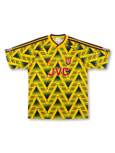 1991-93年アーセナル アウェイユニフォーム ブルーズバナナ 前面