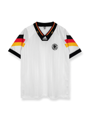 1992 ドイツ代表 ホーム ユニフォーム 正面デザイン 国旗カラー袖