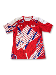 1992年日本代表セレモニー ユニフォーム 火焔プリントディテール