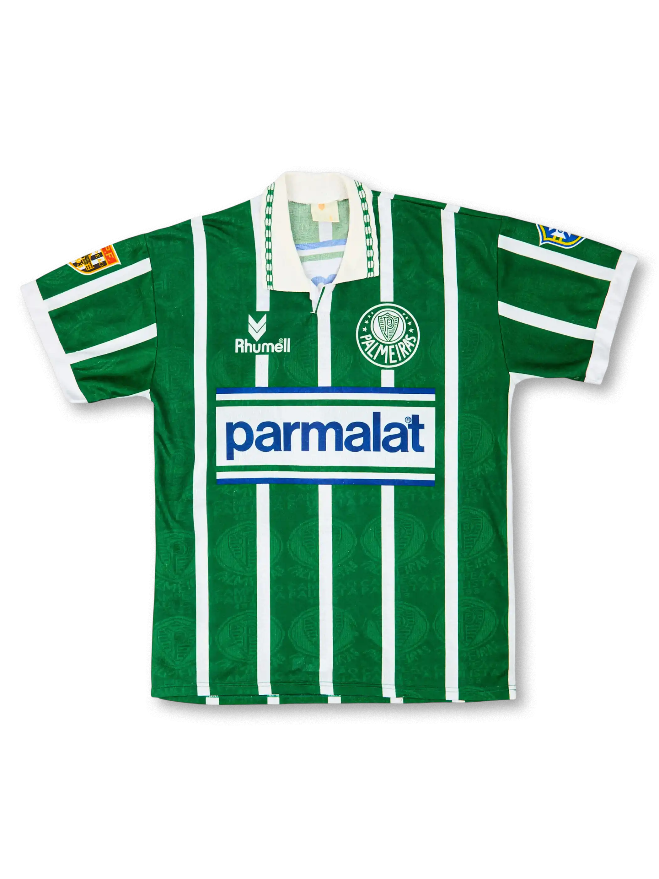 1993-94 パルメイラス ホームユニフォーム #7 Parmalat スポンサ