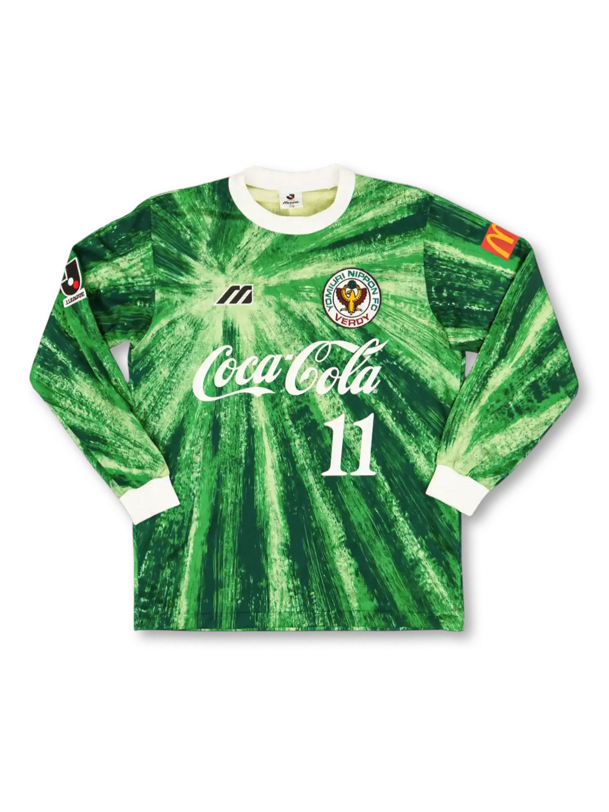 1993-94年 ヴェルディ川崎 ホーム マッチ仕様 シャツ 11番-KICKO – Kicko 1993-94年 ヴェルディ川崎 ホーム マッチ仕様 シャツ 11番-KICKO – Kicko