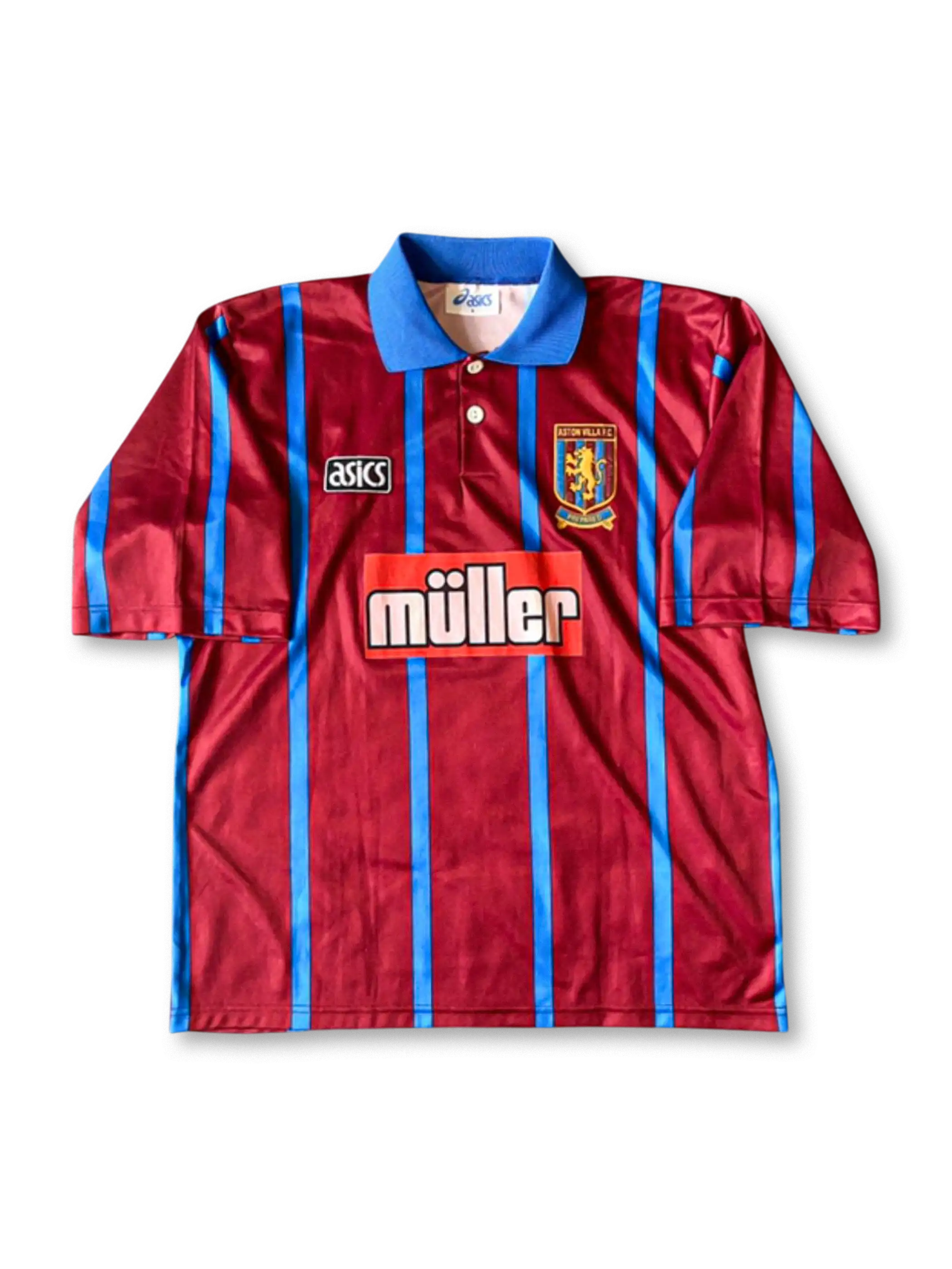 1993-95年アストン・ヴィラ ホーム ユニフォーム ASICS製 müllerスポンサー