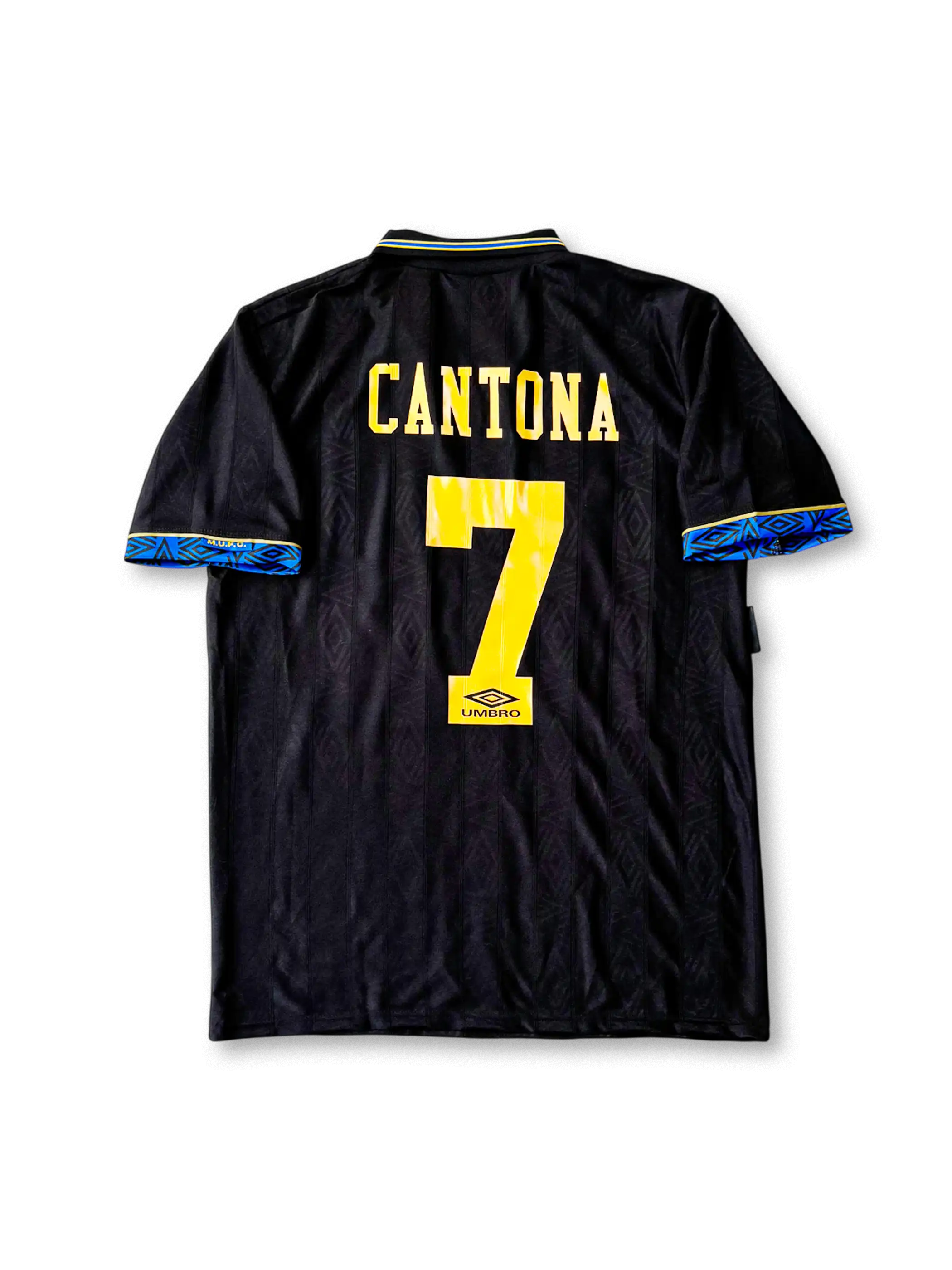 1993-95年マンチェスター・ユナイテッド アウェイユニフォーム 前面 SHARP VIEWCAM ロゴ