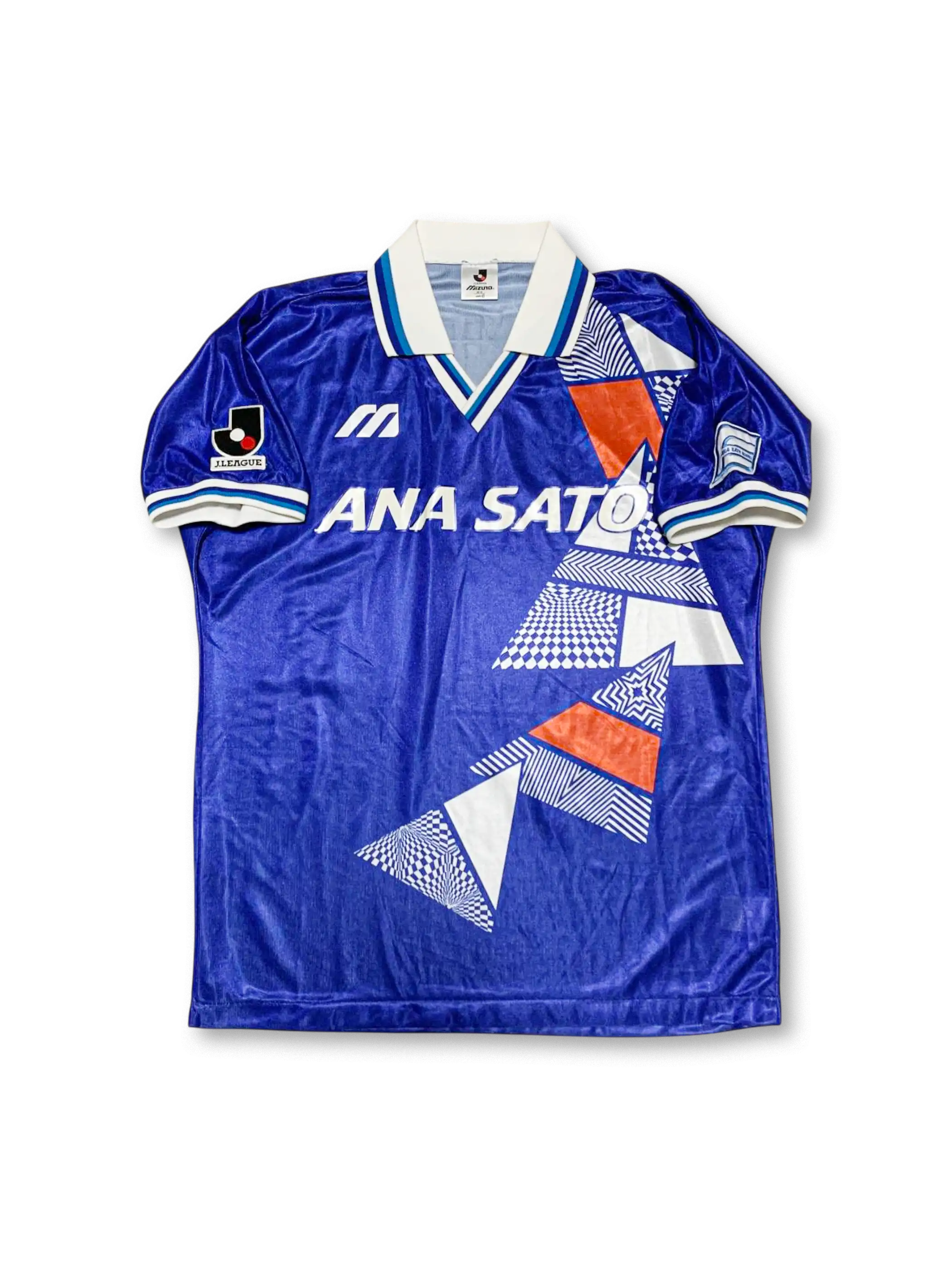 1993年 横浜フリューゲルス ホームユニフォーム ANA SATO スポンサー Jリーグ初期デザイン