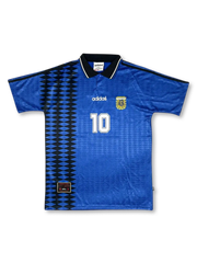 製品画像:1994 年ワールドカップ アルゼンチン代表 10 番マラドーナ ユニフォームの正面図