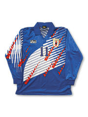 1994–1996 日本代表 ホーム ユニフォーム カズ 11番、レトロサッカーシャツ