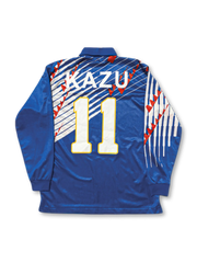 1994–1996 日本代表 ホーム ユニフォーム カズ 11番、レトロサッカーシャツ