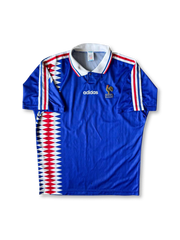 1994–95 France home jersey, vintage football shirt