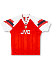 1994-96年アーセナル ホームユニフォーム 半袖 正面デザイン