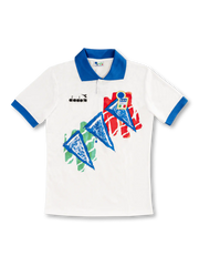 1994年イタリア代表トレーニングシャツ 抽象グラフィック ディテール