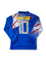 1994年日本代表ホーム長袖ユニフォーム 大空翼10番 キャプテン翼仕様