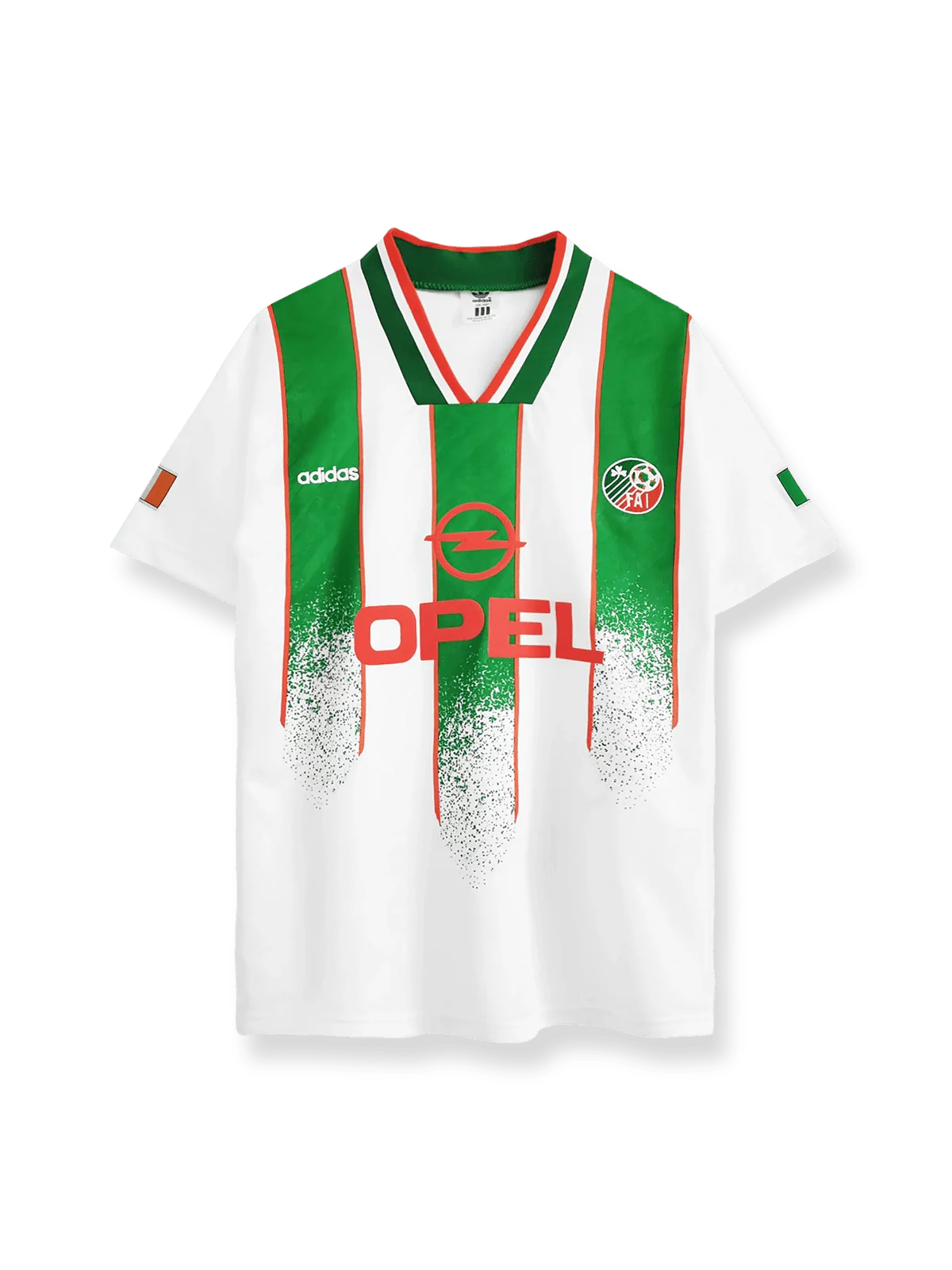 製品画像:1994シーズン アイルランド代表アウェイユニフォームの全体図