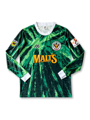 1994年 ヴェルディ川崎 天皇杯ユニフォーム 前面 放射グリーンデザイン