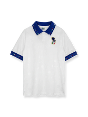 1994年イタリア代表アウェイユニフォーム 白地 ネイビーアクセント クラシックエンブレム刺繍