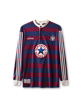 1995-96 ニューカッスル・ユナイテッド アウェイ シャツ 正面 ストライプデザイン