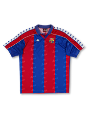 1995-97年 FCバルセロナ ホームシャツ Kappa製 バルサ ストライプ クラシックデザイン