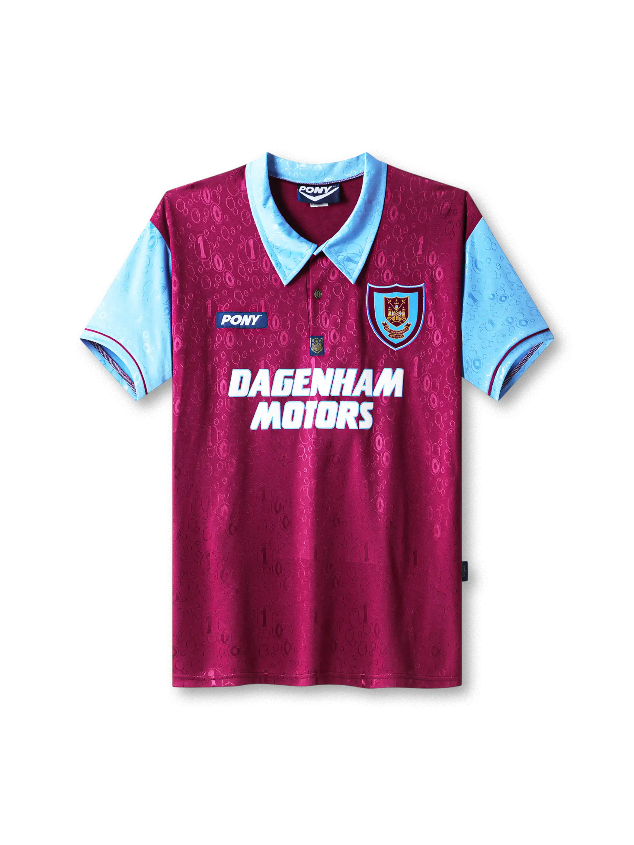 1995-97 ウェストハム・ユナイテッド ホームユニフォーム 正面 PONY製