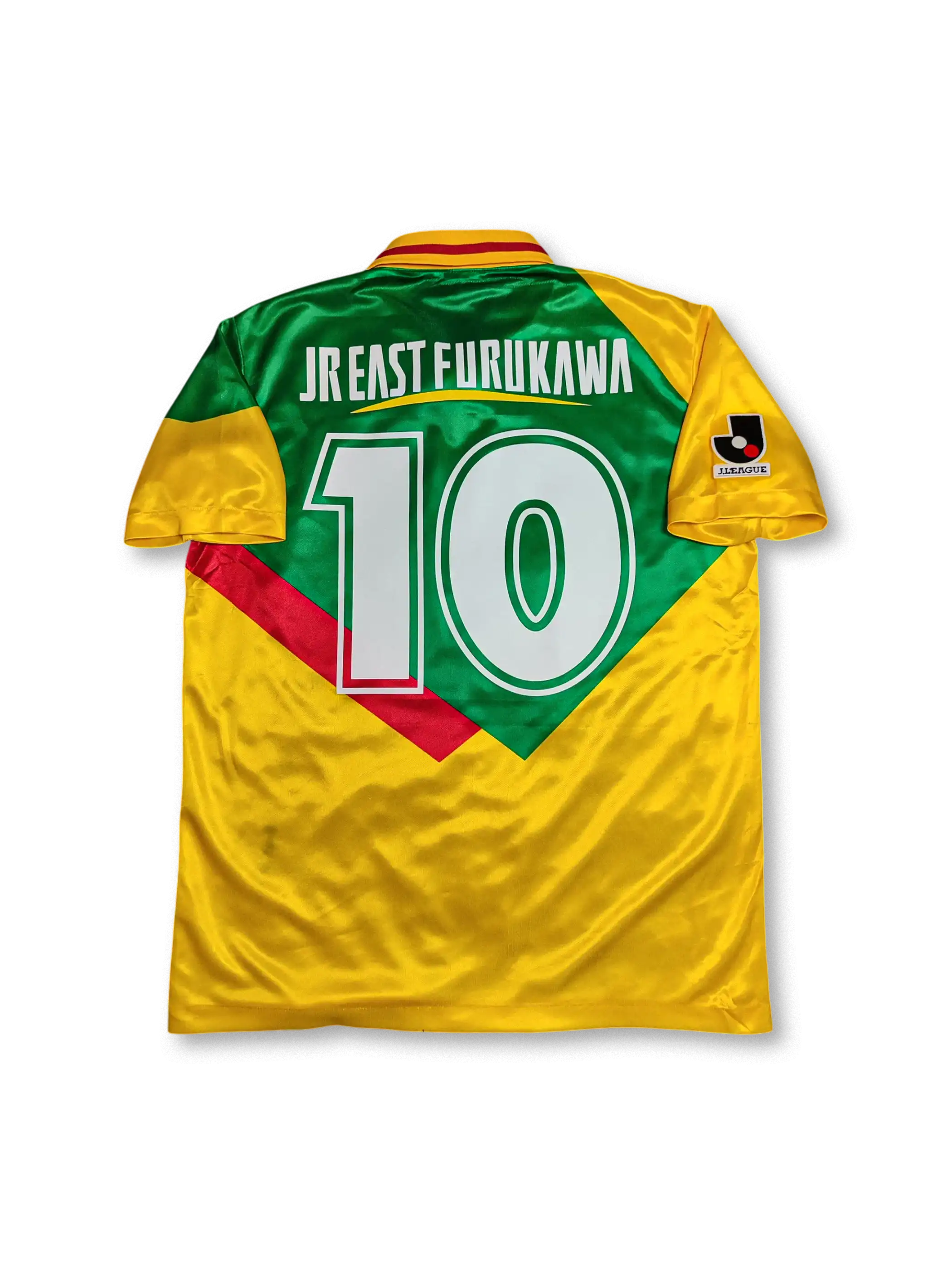 1995年 ジェフ市原 ホームユニフォーム SEGAスポンサーロゴ入り、10番