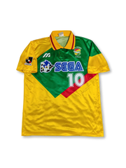 1995年 ジェフ市原 ホームユニフォーム SEGAスポンサーロゴ入り、10番