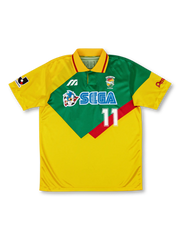 1995年 ジェフ市原 ホームユニフォーム SEGAロゴ入り、背番号11