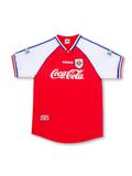 1996-97 南華SC ホームユニフォーム 赤×白 Coca-Colaロゴ デザイン
