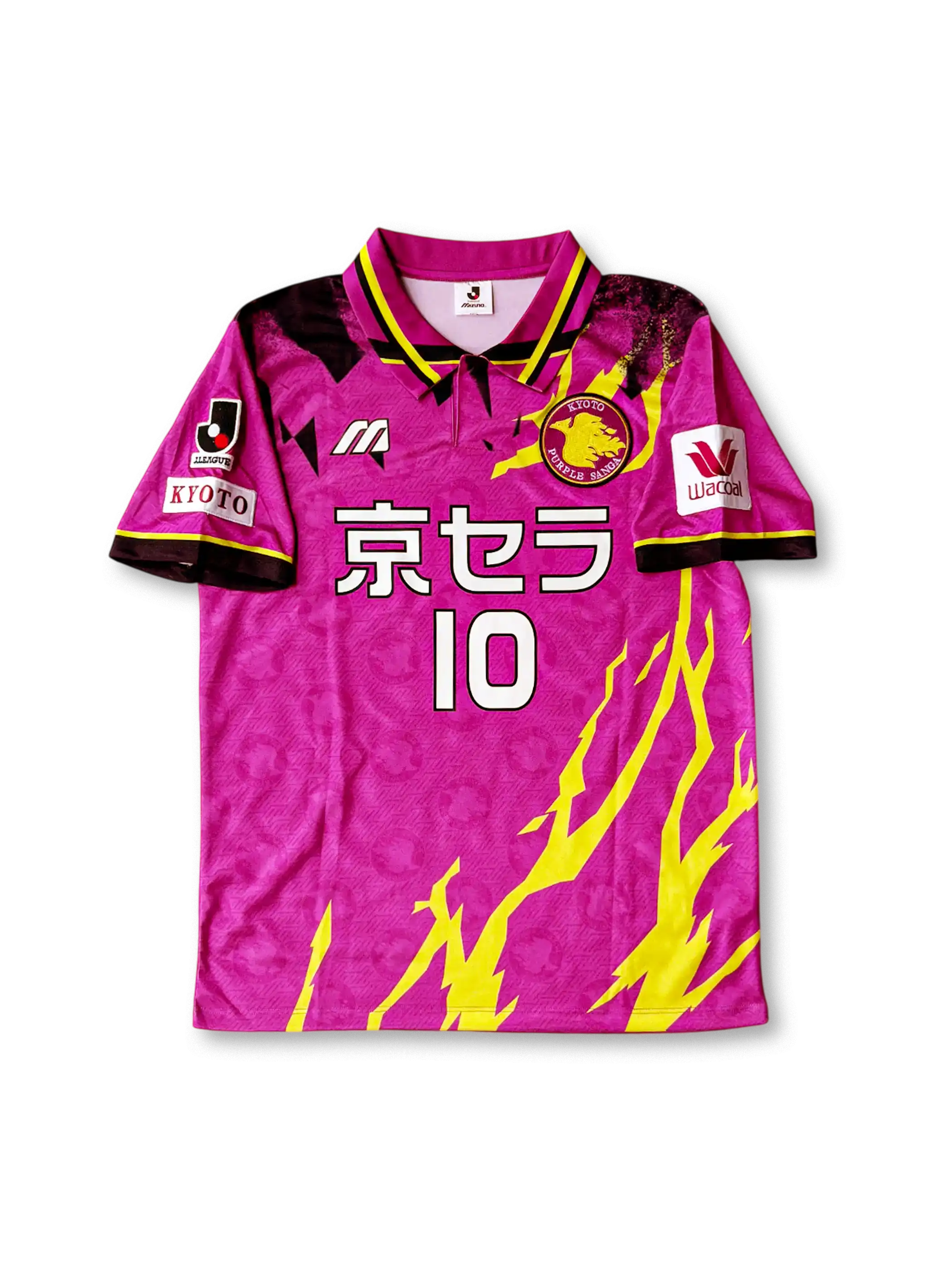 1996年 京都パープルサンガ ホーム ユニフォーム 10番 ラモス瑠偉 1996年 京都パープルサンガ ホーム ユニフォーム 10番 ラモス瑠偉