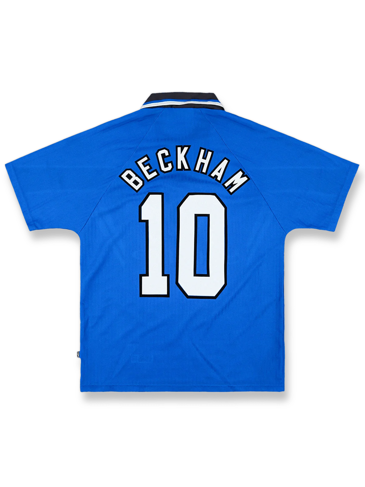 1996-98シーズンマンチェスター・ユナイテッドサードユニフォーム デイビッド・ベッカム #7 黄色 黒アクセント ナイキ刺繍スウッシュ&クラブエンブレム付き