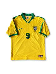 1997年ブラジル代表 ホーム ユニフォーム ロナウド9番 ビンテージサッカージャージ