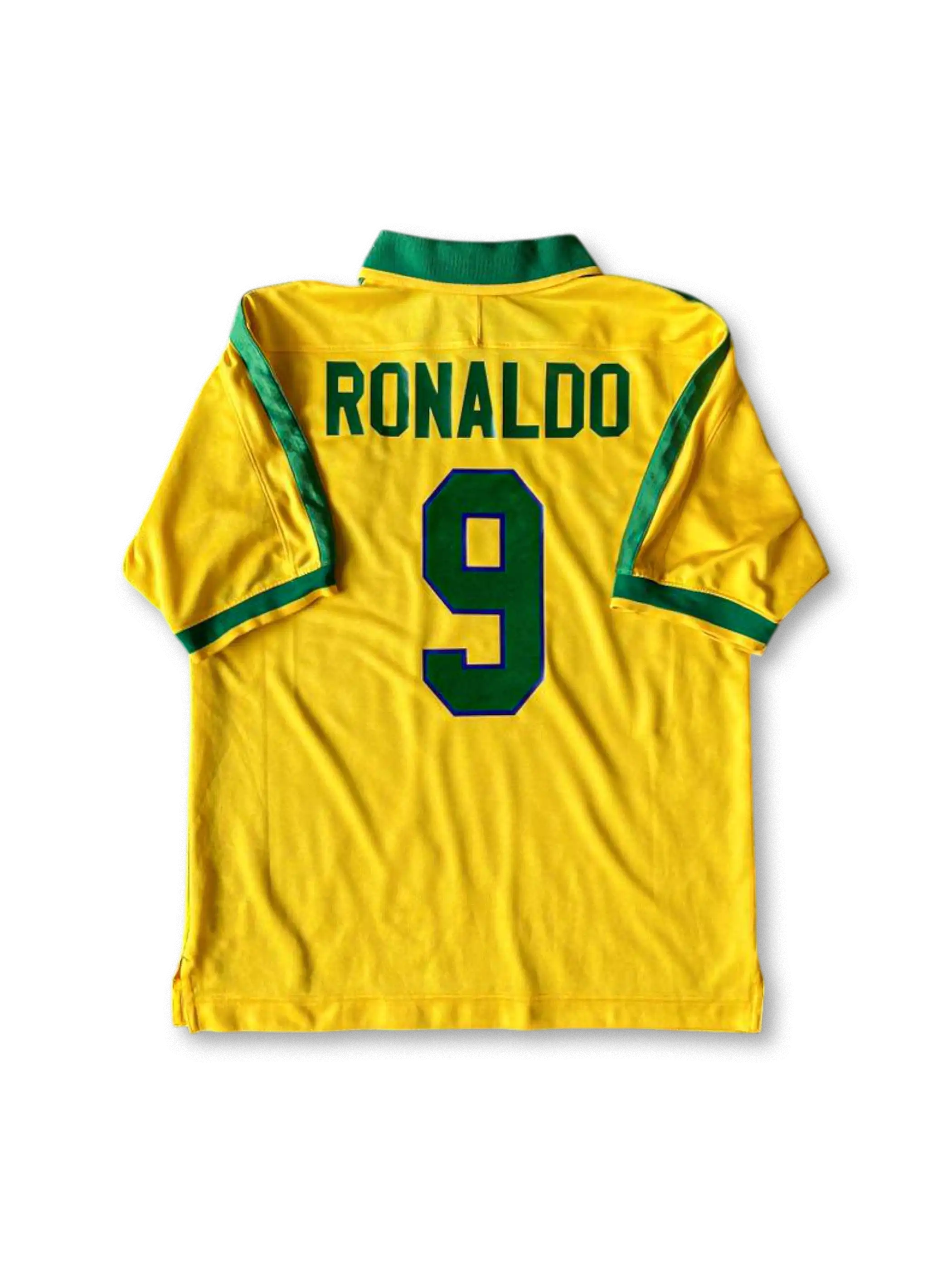 1997年ブラジル代表 ホーム ユニフォーム ロナウド9番 ビンテージサッカージャージ