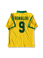 1997年ブラジル代表 ホーム ユニフォーム ロナウド9番 ビンテージサッカージャージ