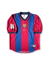 1998-99 Barcelona home jersey, vintage football shirt
