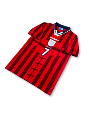 1998-99 イングランド代表 アウェイユニフォーム デイヴィッド・ベッカム #7