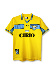1998/99 ラツィオ アウェイ ユニフォーム プーマ製 イエロー×スカイブルー