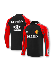 1998-1999年 マンチェスター・ユナイテッド トレーニングトップ ブラック