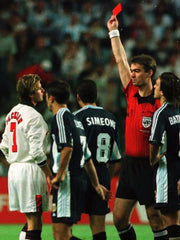 1998年 イングランド代表 ホーム ユニフォーム ベッカム #7