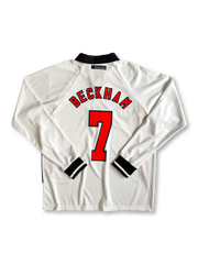 1998年 イングランド代表 ホーム ユニフォーム ベッカム #7